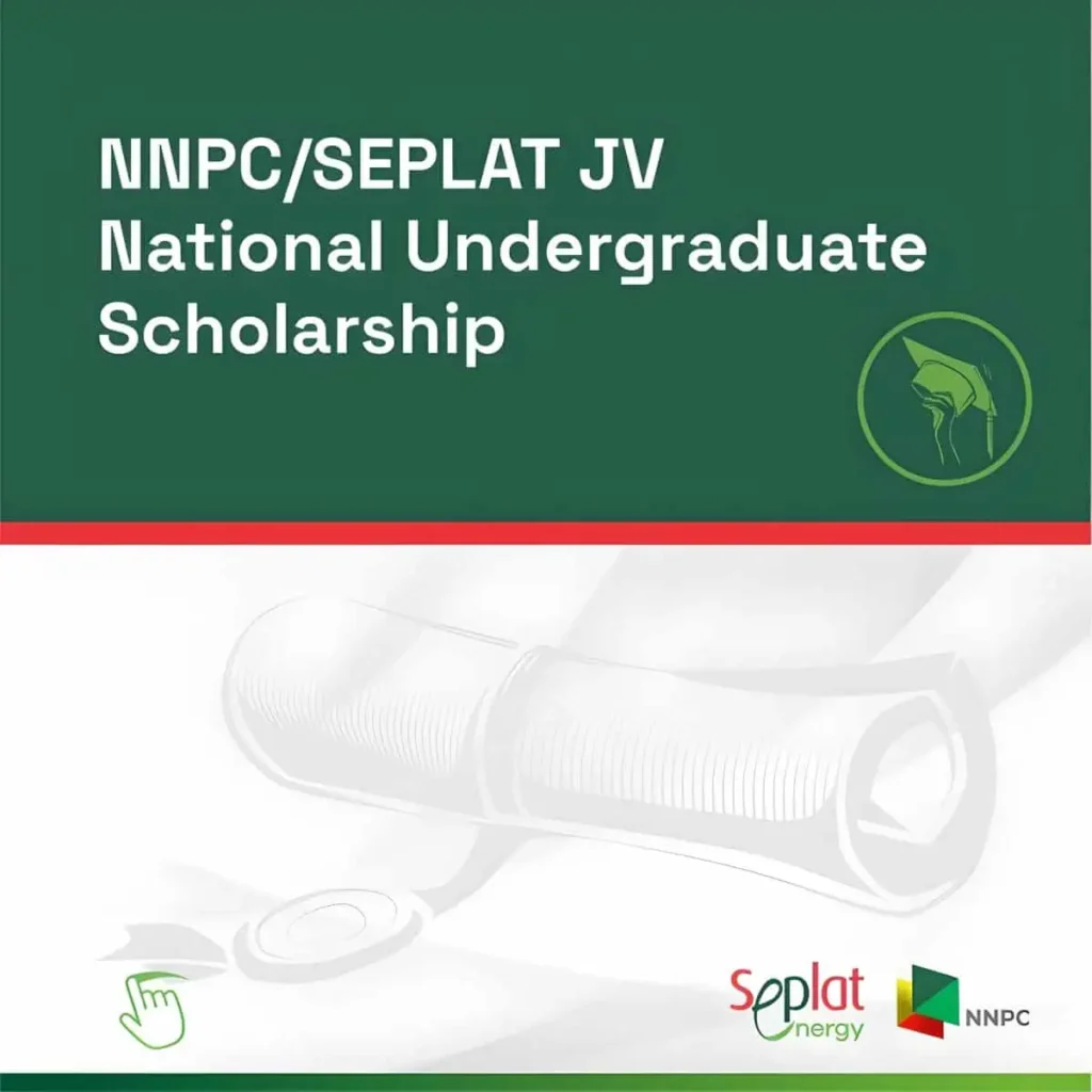 NNPC/SEPLAT JV: Apply for 2024 Undergraduate Scholarship